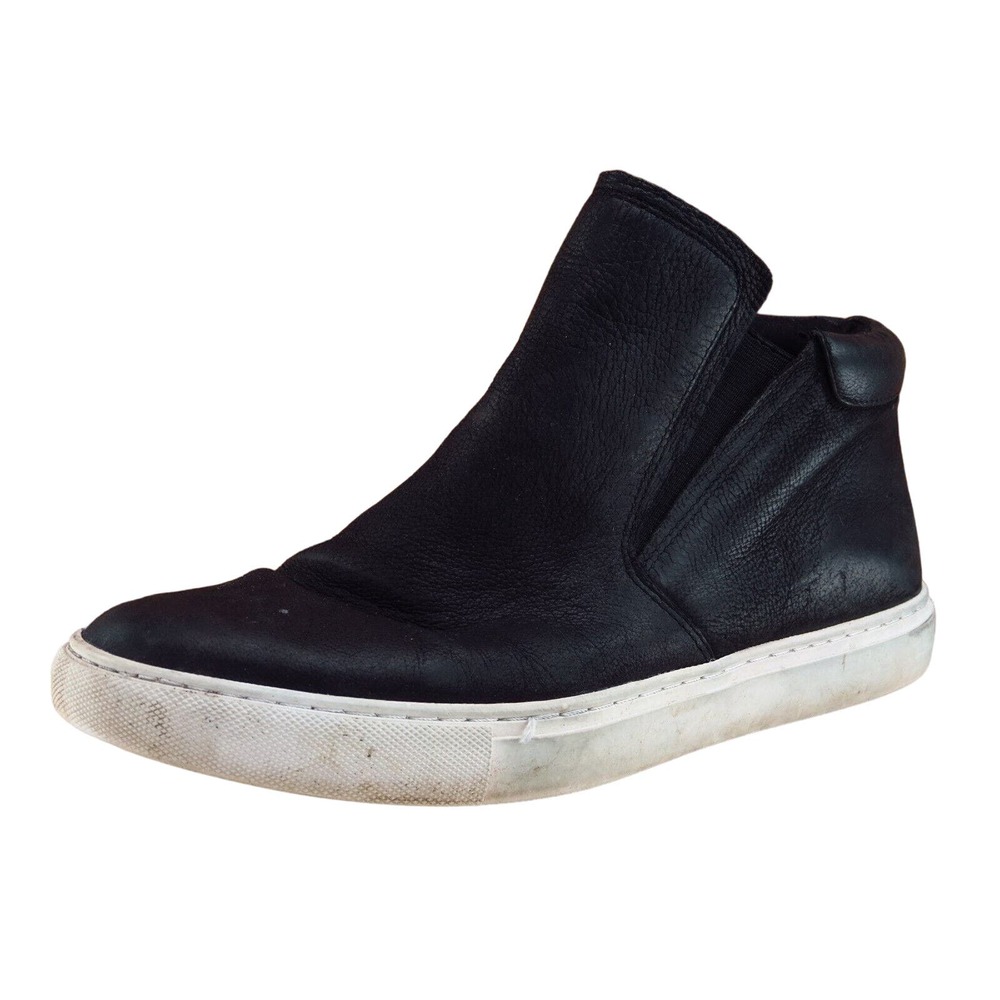 Kenneth Cole New York Sz 8 Boot Bootie Pull On M Black Leather Women